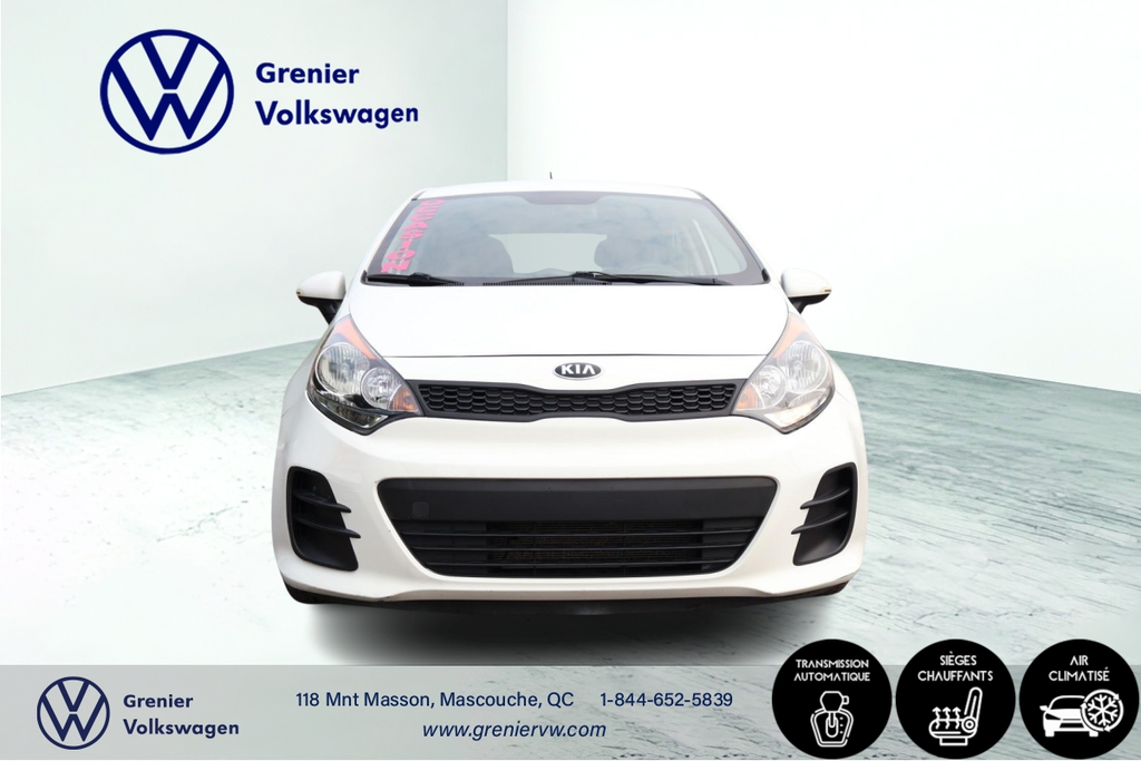 Kia Rio LX, Bluetooth, Banc chauffants, Air climatisé 2017 à Mascouche, Québec - 2 - w1024h768px