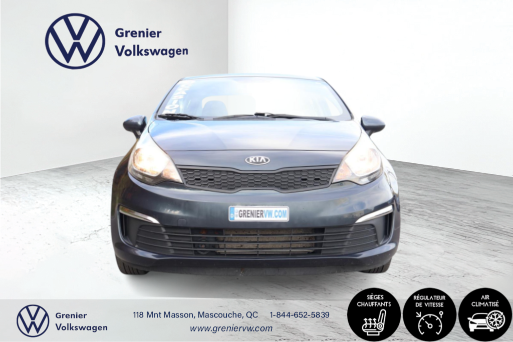 Kia Rio Lx, A/C, Bas kilo, Démarreur a dist 2017 à Mascouche, Québec - 2 - w1024h768px