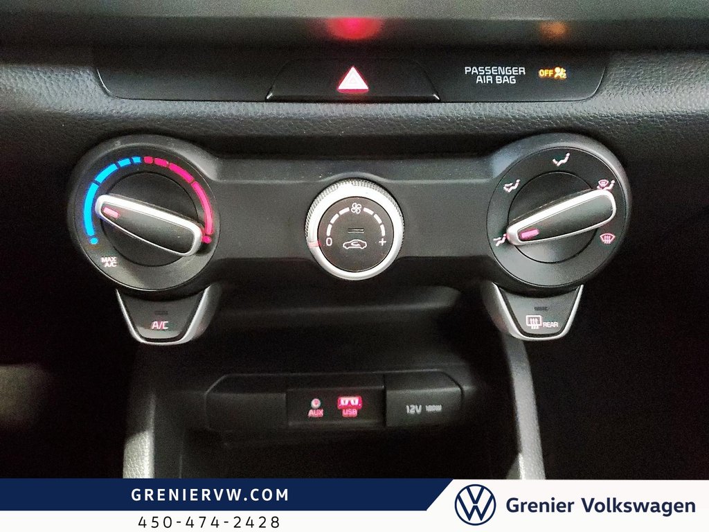 Kia Rio LX, Carplay, Démarreur, Banc chauffants 2020 à Terrebonne, Québec - 16 - w1024h768px