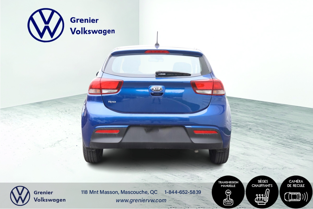 Kia Rio5 LX+, Caméra, Bluetooth, Banc chauffants 2018 à Mascouche, Québec - 6 - w1024h768px