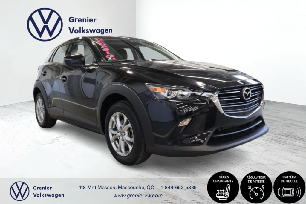 2022 Mazda CX-3 GS, AWD, Démarreur, Pneus hiver inclus in Mascouche, Quebec - 3 - w1024h768px