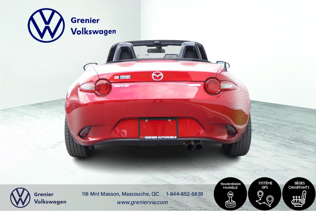 Mazda MX 5 50th, Jantes BBS, Audio bose, Banc chauffants 2018 à Terrebonne, Québec - 6 - w1024h768px