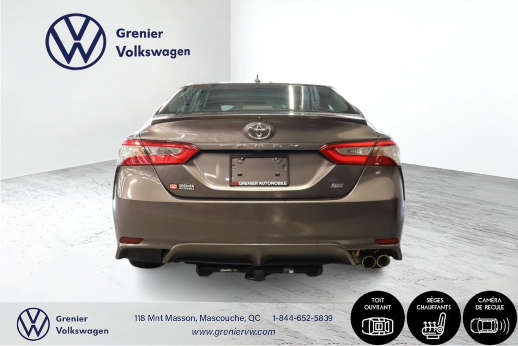 2018 Toyota Camry SE,jamais accidente,apple carplay in Mascouche, Quebec - 5 - w1024h768px