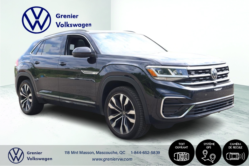 Volkswagen Atlas Cross Sport Execline, R-Line, V6, Toit, Cuir 2020 à Mascouche, Québec - 3 - w1024h768px