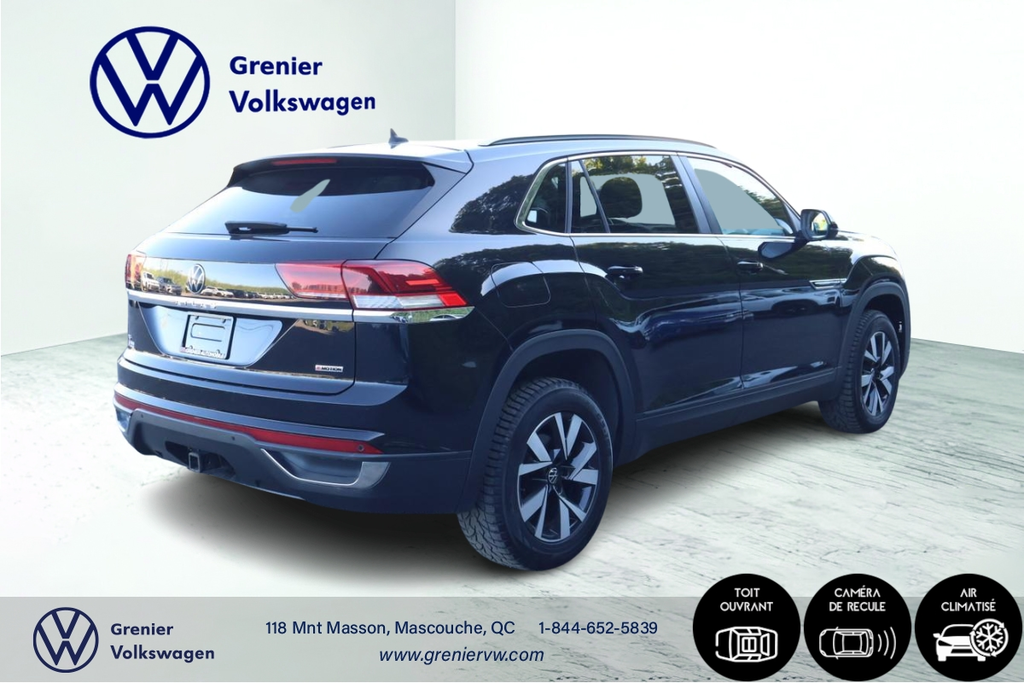 Volkswagen *ATLAS CROSS SPORT Comfortline, V6, Cuir, Carplay, 1 Proprio 2020 à Terrebonne, Québec - 7 - w1024h768px
