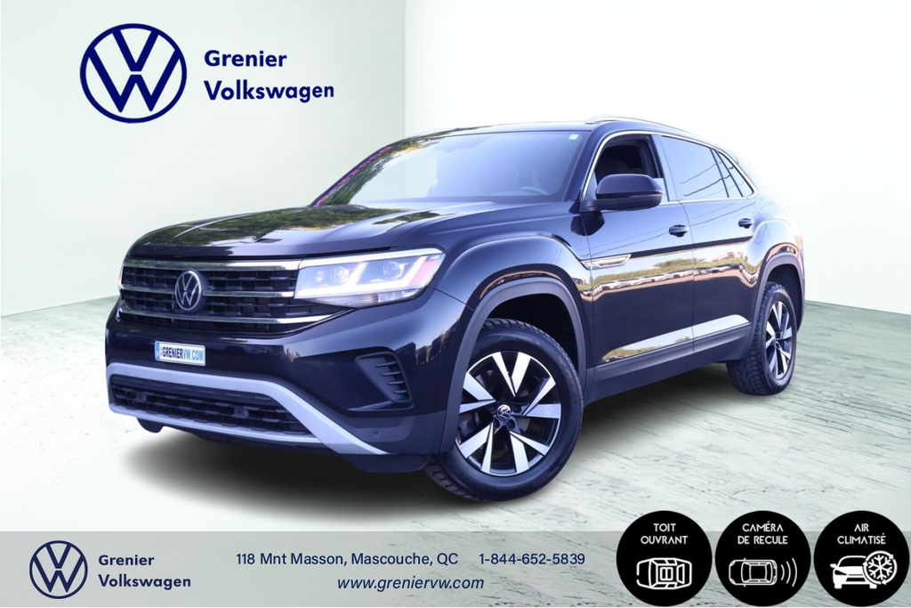 Volkswagen *ATLAS CROSS SPORT Comfortline, V6, Cuir, Carplay, 1 Proprio 2020 à Terrebonne, Québec - 1 - w1024h768px