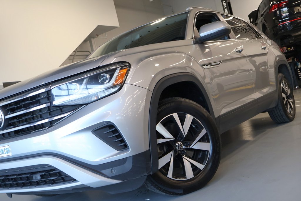 2020 Volkswagen Atlas Cross Sport Comfortline, Cuir, Toit, V6, Carplay in Mascouche, Quebec - 9 - w1024h768px