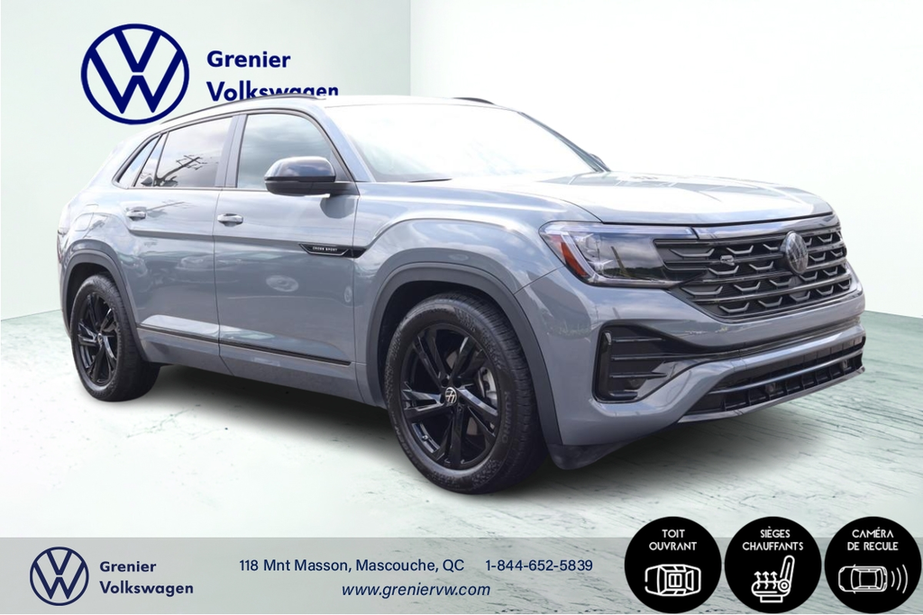 Volkswagen Atlas Cross Sport Comfortline R-Line Black Edition 2025 à Mascouche, Québec - 3 - w1024h768px