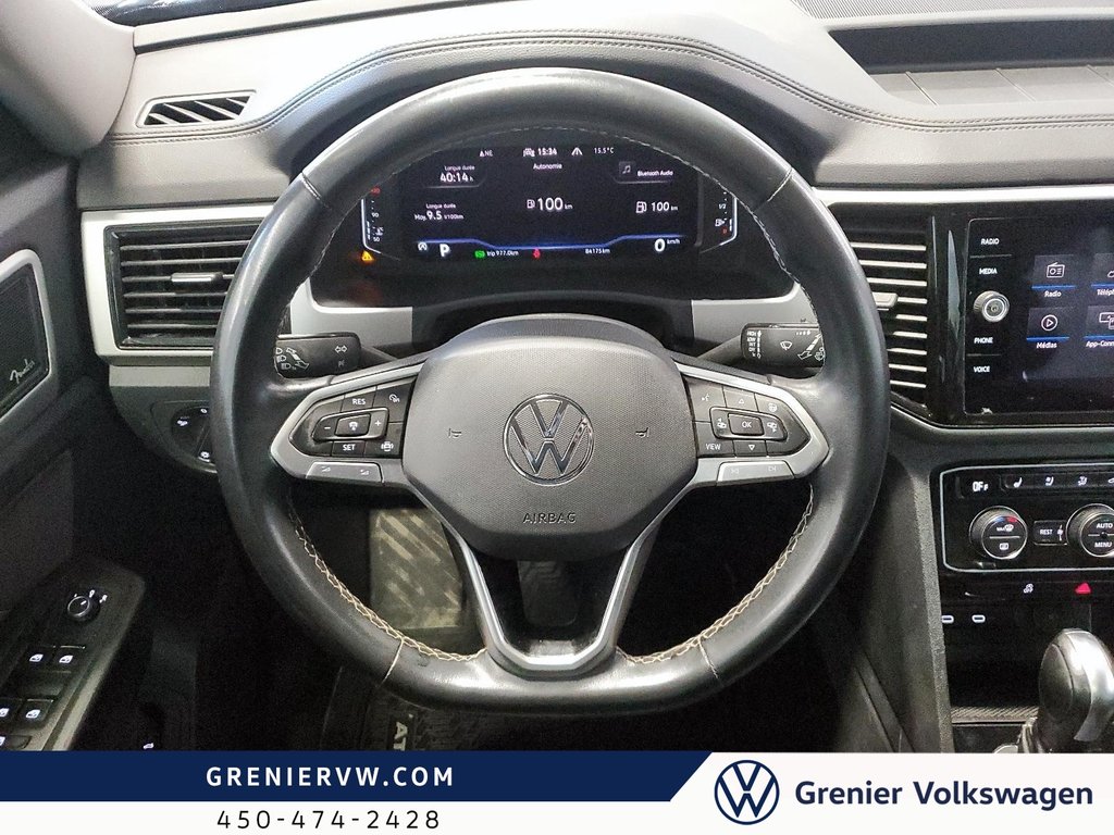 Volkswagen Atlas Highline, Cuir, Toit, Carplay, V6 2022 à Terrebonne, Québec - 11 - w1024h768px