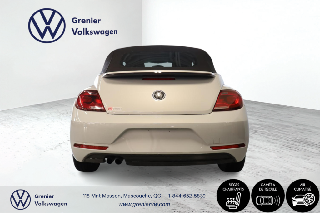 Volkswagen Beetle Convertible Trendline, Caméra, Bluetooth, Banc chauffants 2017 à Mascouche, Québec - 5 - w1024h768px