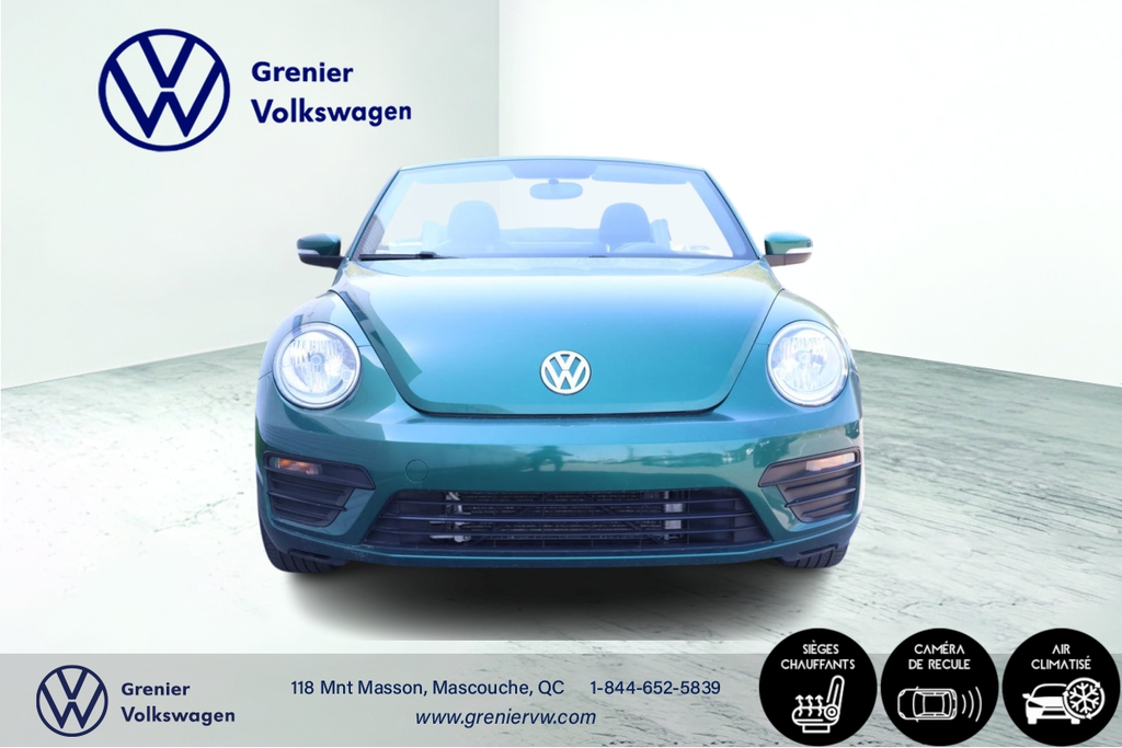 2018 Volkswagen Beetle Convertible, Trendline, Caméra, Bas kilo in Terrebonne, Quebec - 2 - w1024h768px