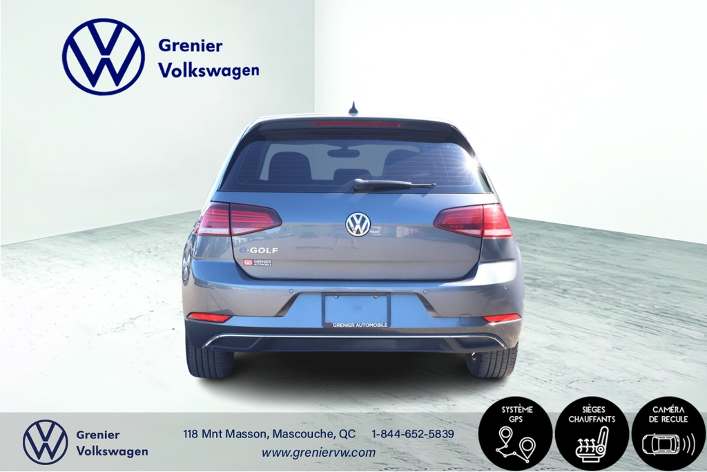 Volkswagen E-GOLF CONFORTLINE Comfortline, Cuir, Carplay, Banc chauffants 2017 à Mascouche, Québec - 6 - w1024h768px