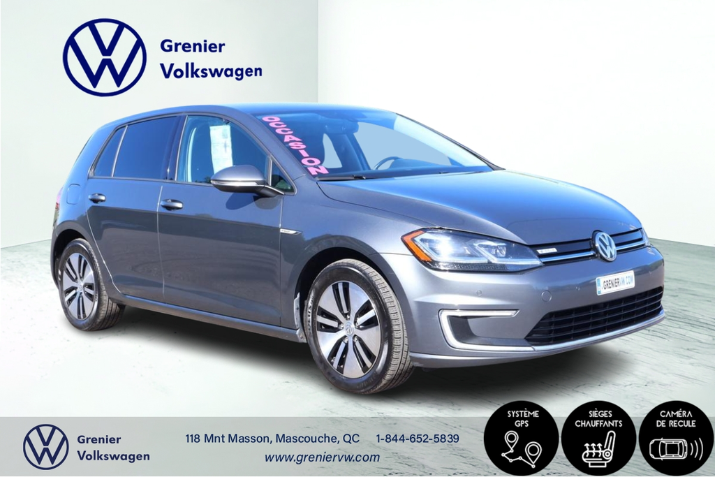 Volkswagen E-GOLF CONFORTLINE Comfortline, Cuir, Carplay, Banc chauffants 2017 à Mascouche, Québec - 3 - w1024h768px