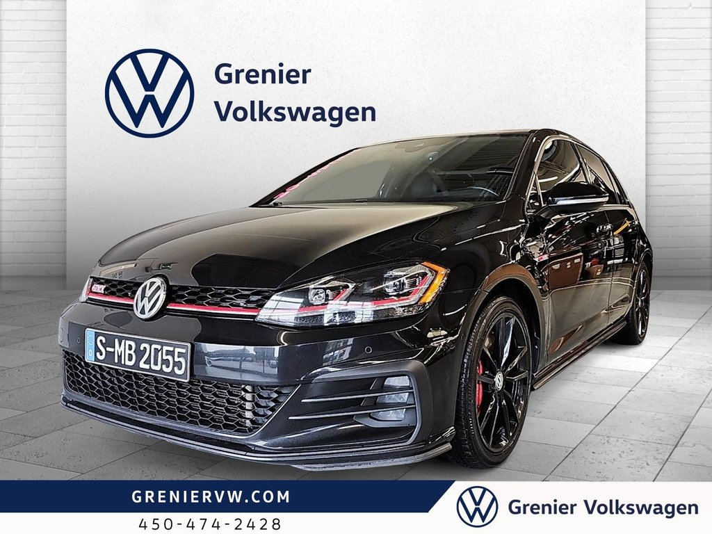 Volkswagen Golf GTI AUTOBAHN+CUIR+TOIT OUVRANT+CARPLAY 2019 à Mascouche, Québec - 1 - w1024h768px