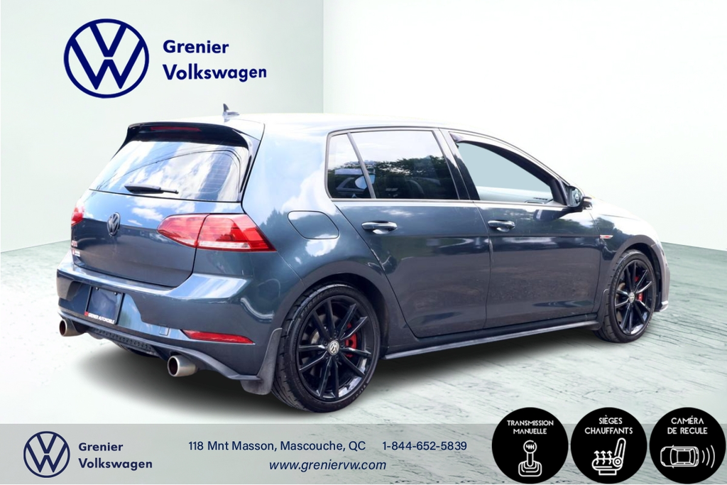 Volkswagen *GOLF GTI GTI, Autobahn 227HP, Jamais Accidenté, Siege Chauf 2019 à Mascouche, Québec - 5 - w1024h768px