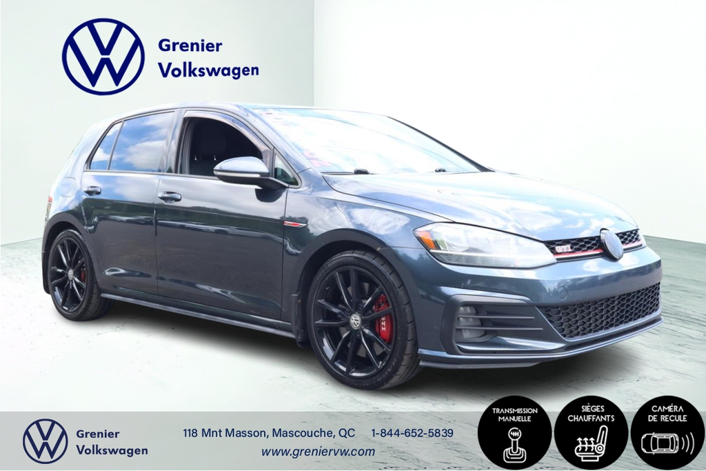 Volkswagen *GOLF GTI GTI, Autobahn 227HP, Jamais Accidenté, Siege Chauf 2019 à Mascouche, Québec - 3 - w1024h768px