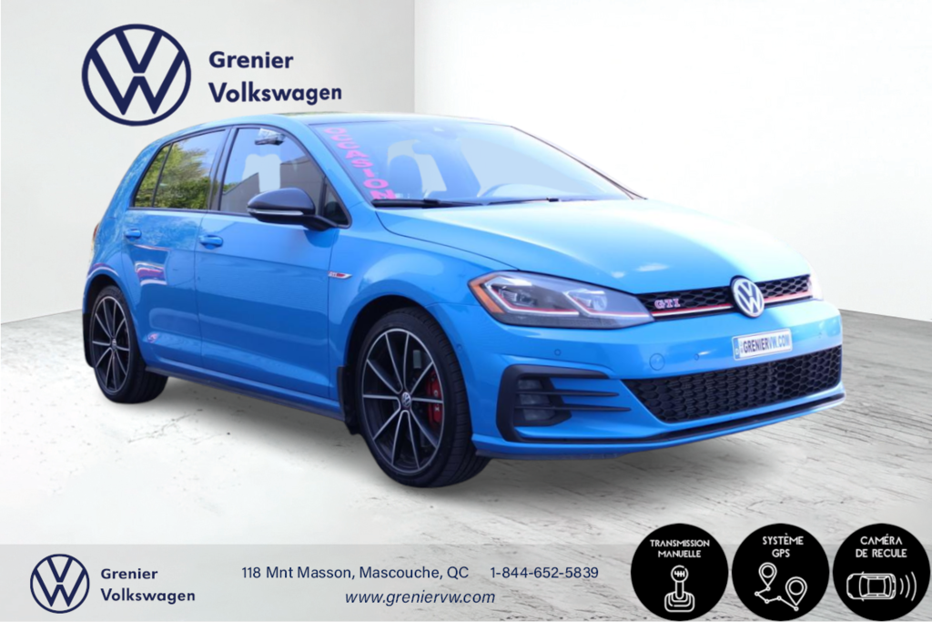 Volkswagen Golf GTI Autobahn, Cuir, Toit, Audio Fender 2021 à Terrebonne, Québec - 3 - w1024h768px