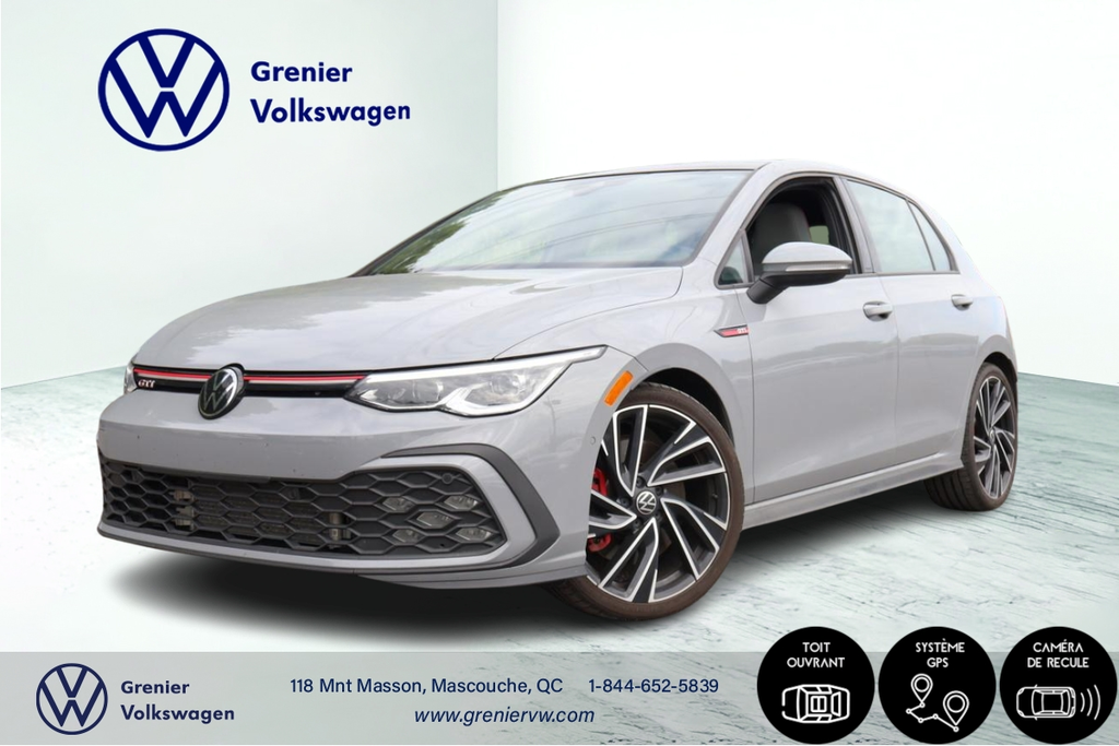 2024 Volkswagen Golf GTI Performance, Cuir, Toit, DSG, 241Hp in Terrebonne, Quebec - 1 - w1024h768px