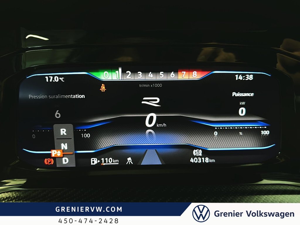 Volkswagen Golf R DSG, Cuir, Toit, Siege+Volant Sport et Chauffant 2023 à Mascouche, Québec - 14 - w1024h768px