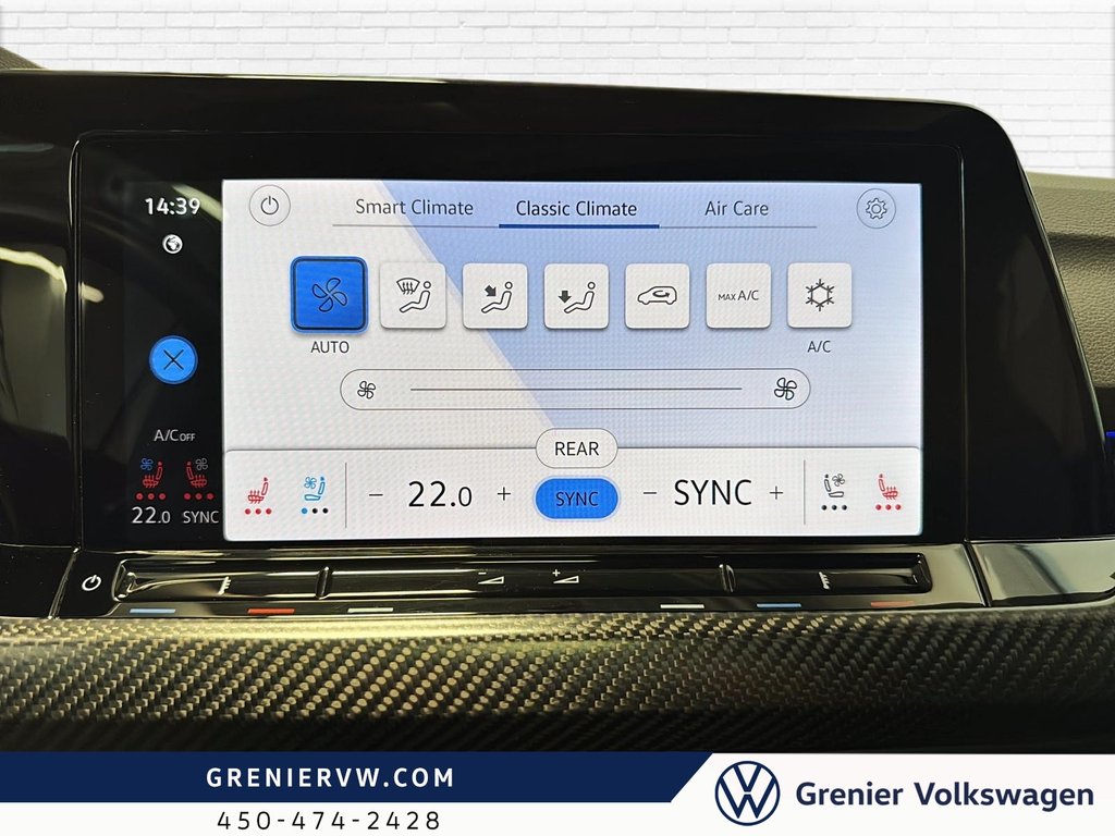 Volkswagen Golf R DSG, Cuir, Toit, Siege+Volant Sport et Chauffant 2023 à Mascouche, Québec - 18 - w1024h768px