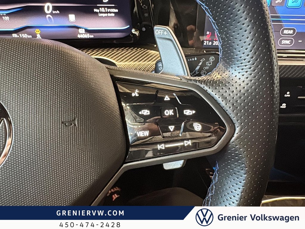 Volkswagen Golf R Carbone PKG, DSG, Cuir, 1 Seul Propriétaire 2024 à Terrebonne, Québec - 19 - w1024h768px