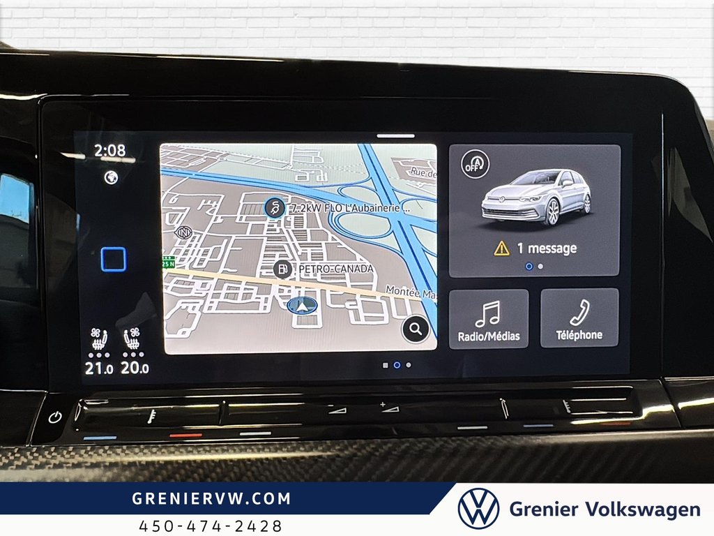Volkswagen Golf R Carbone PKG, DSG, Cuir, 1 Seul Propriétaire 2024 à Terrebonne, Québec - 17 - w1024h768px
