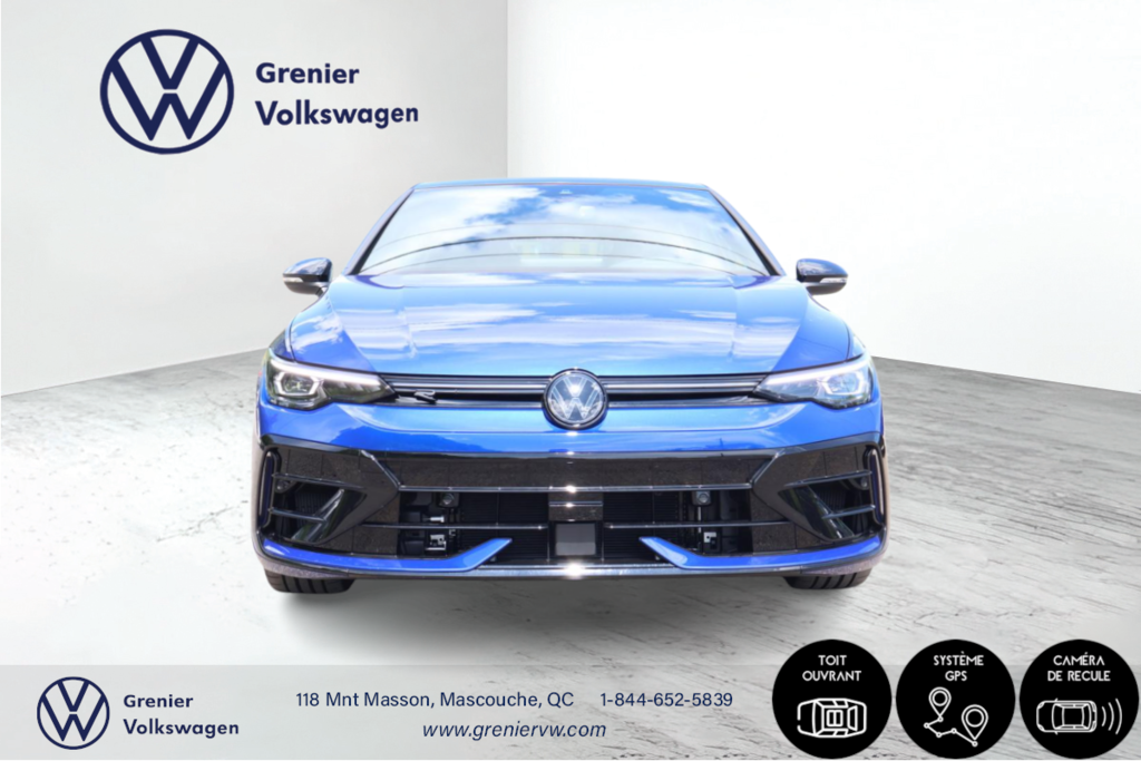 Volkswagen Golf R Black Edition, Échappement Akrapovic, 328HP 2025 à Mascouche, Québec - 2 - w1024h768px