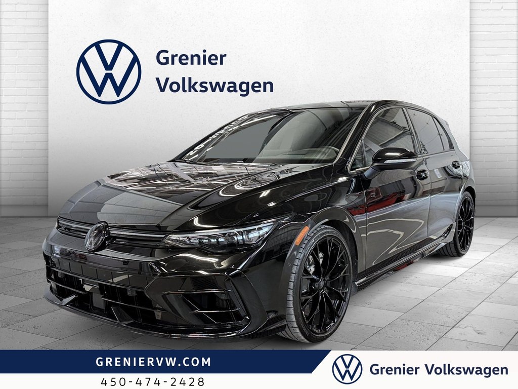 2025 Volkswagen Golf R Black Edition, Artevelour*, Échappement Akrapovic in Terrebonne, Quebec - 1 - w1024h768px