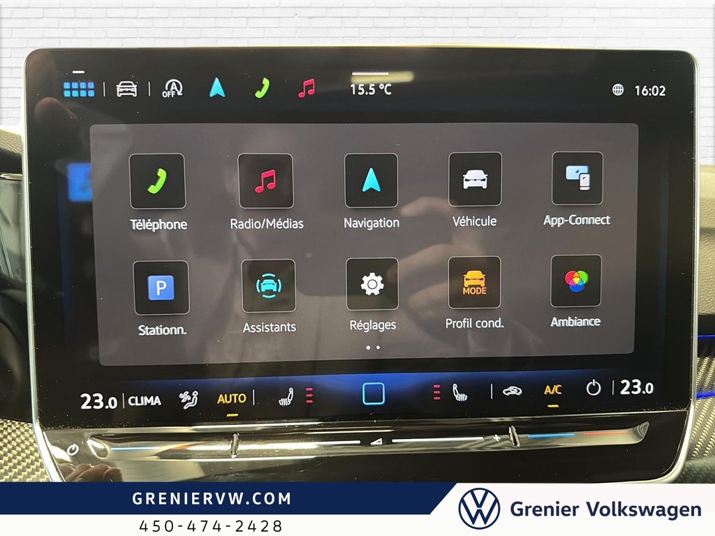 2025 Volkswagen Golf R Black Edition, Artevelour*, Échappement Akrapovic in Terrebonne, Quebec - 15 - w1024h768px