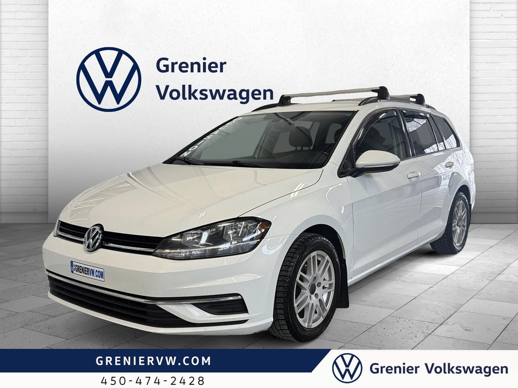 2019 Volkswagen GOLF SPORTWAGEN Comfortline, Carplay, Caméra, Banc chauffants in Terrebonne, Quebec - 1 - w1024h768px