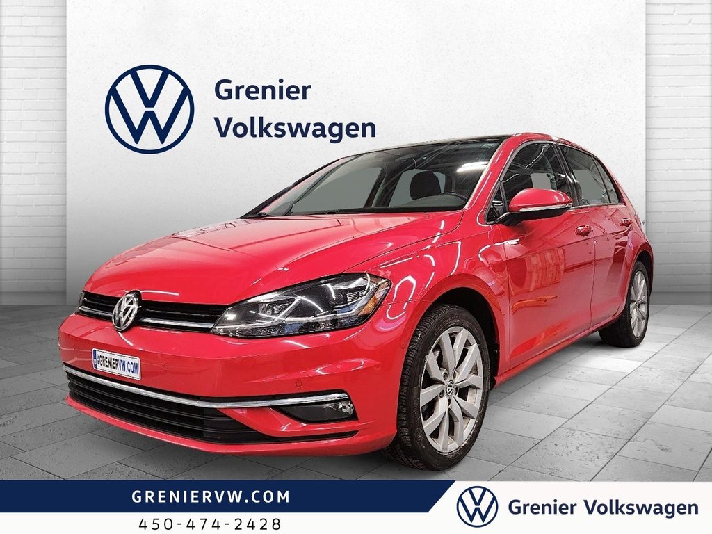 2018 Volkswagen Golf Highline, Cuir, Toit, Sur pneus d'hiver in Terrebonne, Quebec - 1 - w1024h768px