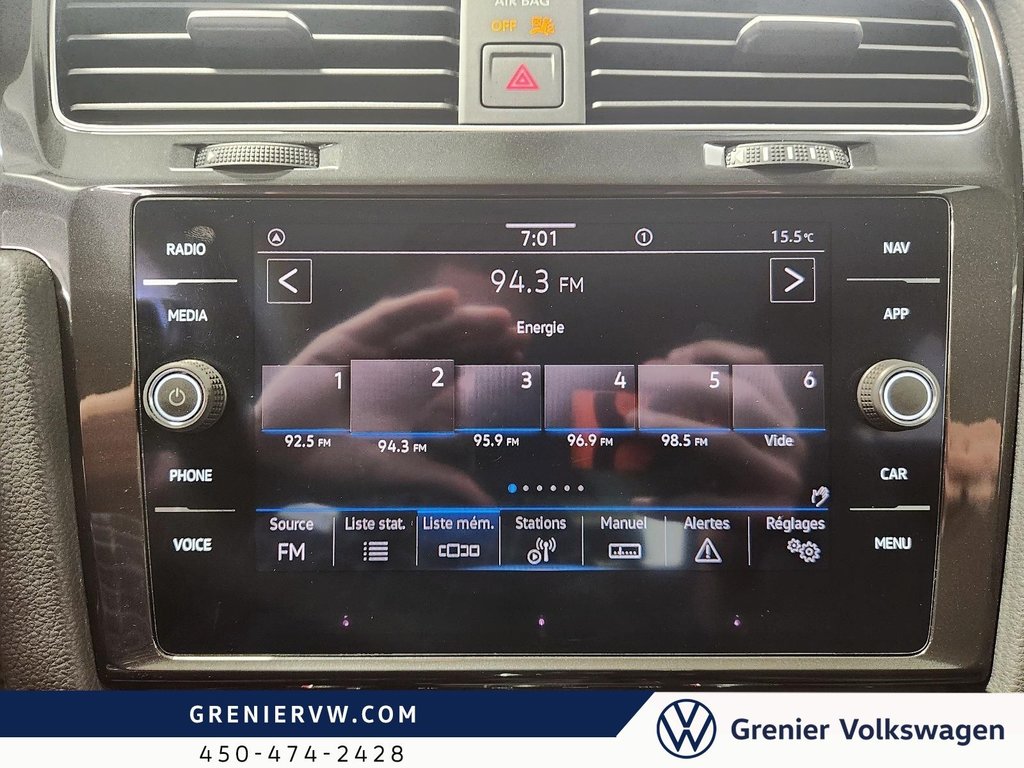 2021 Volkswagen Golf Comfortline, Carplay, Caméra, Banc chauffants in Mascouche, Quebec - 25 - w1024h768px