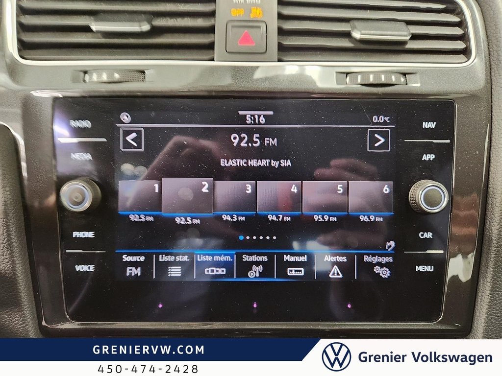 2021 Volkswagen Golf Comfortline, Carplay, Caméra, Banc chauffants in Mascouche, Quebec - 18 - w1024h768px