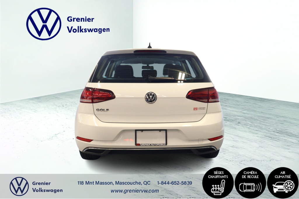 2021 Volkswagen Golf Comfortline, Carplay, Caméra, Banc chauffants in Mascouche, Quebec - 6 - w1024h768px