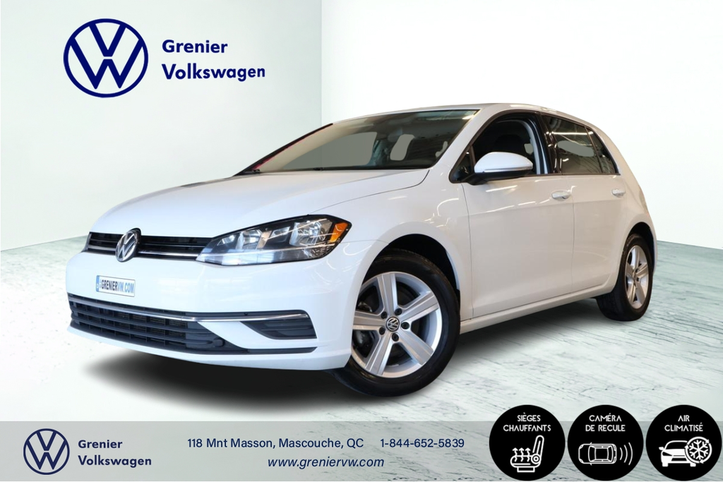 2021 Volkswagen Golf Comfortline, Carplay, Caméra, Banc chauffants in Mascouche, Quebec - 1 - w1024h768px