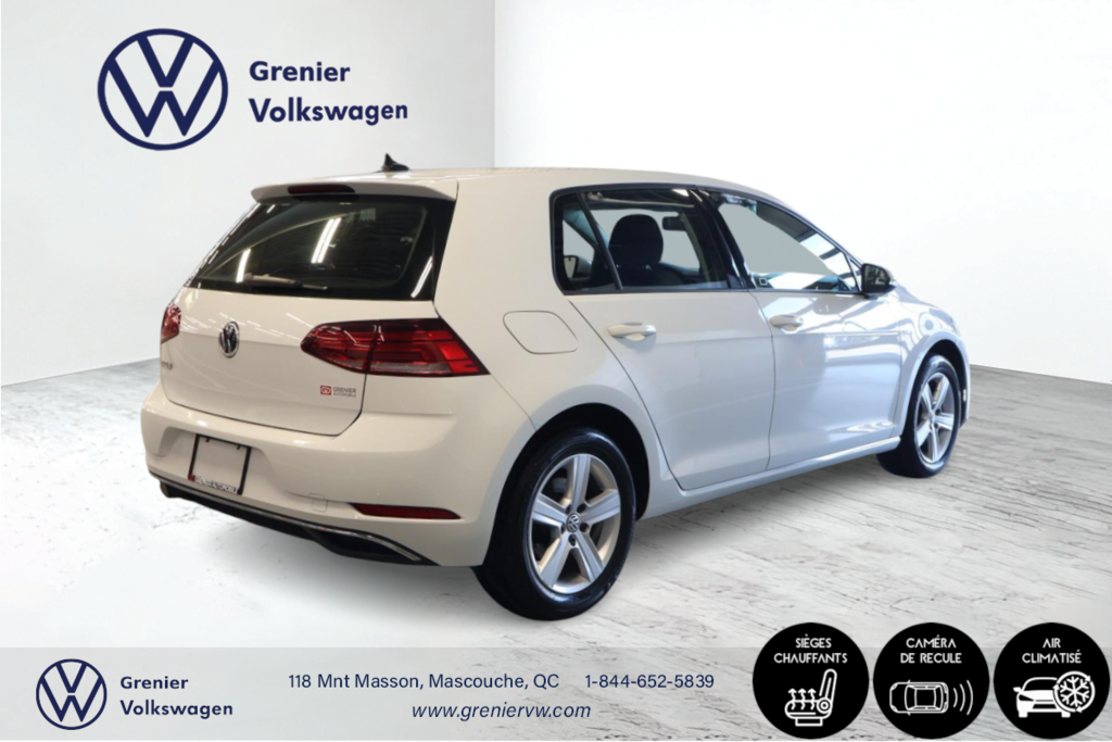 2021 Volkswagen Golf Comfortline, Carplay, Caméra, Banc chauffants in Mascouche, Quebec - 7 - w1024h768px