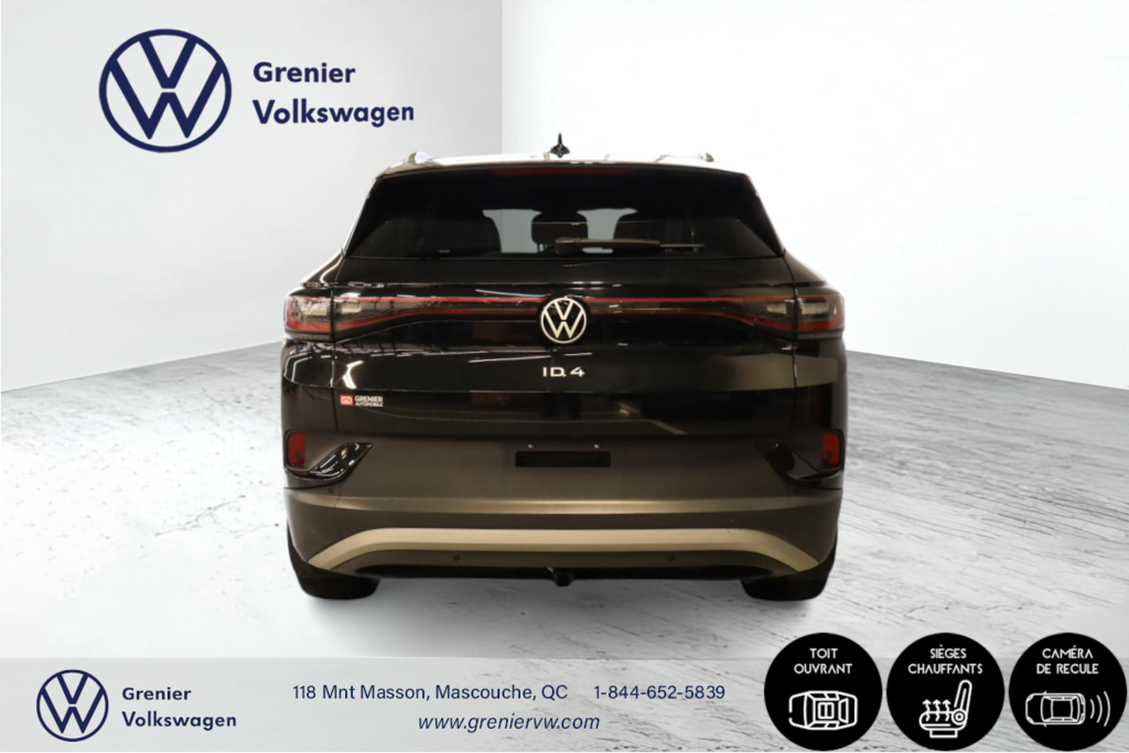 2021 Volkswagen ID4 Pro, AWD, Statement, Cuir, Toit en verre in Mascouche, Quebec - 5 - w1024h768px