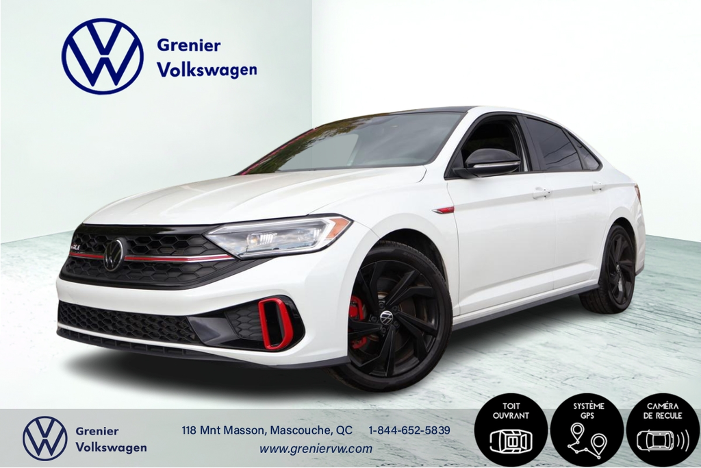 Volkswagen Jetta GLI Autobahn, Cuir, Toit, Carplay, Kit hiver inclus 2024 à Mascouche, Québec - 1 - w1024h768px