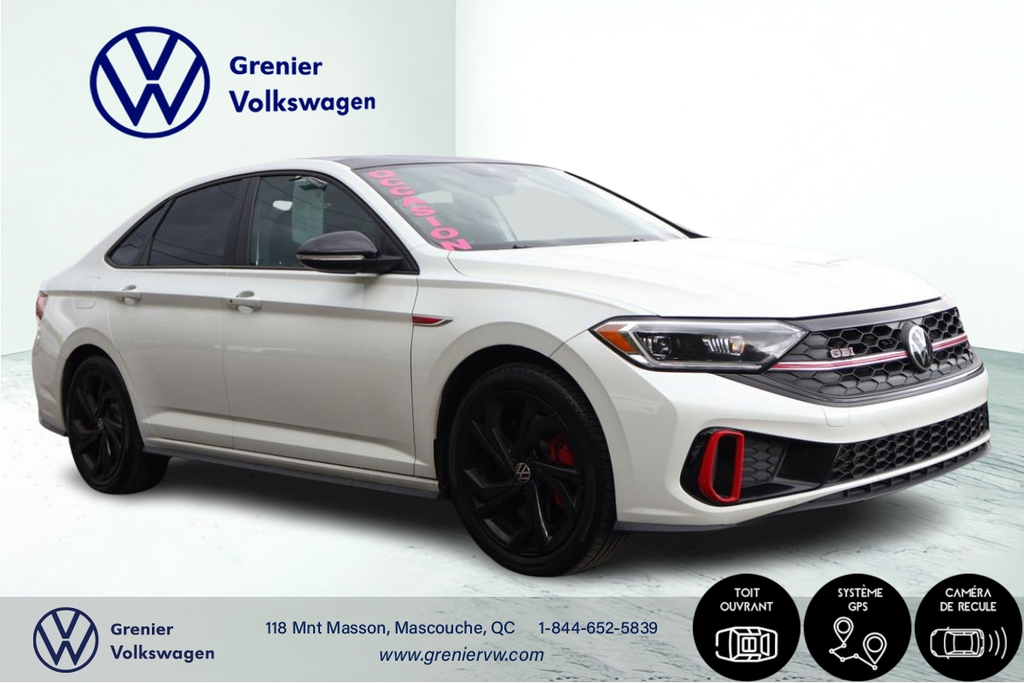 Volkswagen Jetta GLI Autobahn, Cuir, Toit, Carplay, Kit hiver inclus 2024 à Mascouche, Québec - 3 - w1024h768px