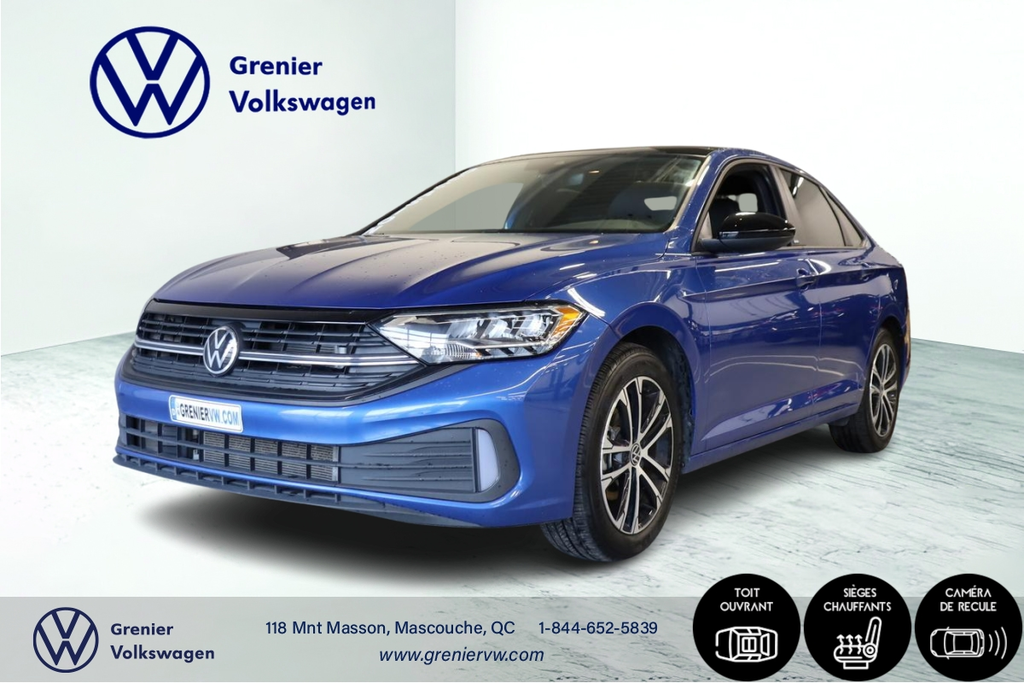 Volkswagen Jetta Comfortline, Sport pack, Toit, Cuir, Carplay 2024 à Mascouche, Québec - 1 - w1024h768px