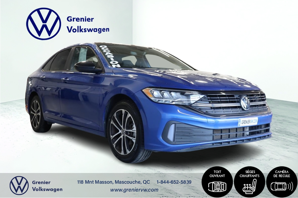 Volkswagen Jetta Comfortline, Sport pack, Toit, Cuir, Carplay 2024 à Mascouche, Québec - 3 - w1024h768px