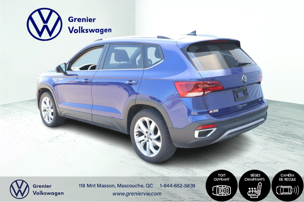 2022 Volkswagen Taos Comfortline,Toit pano, 4motion in Mascouche, Quebec - 7 - w1024h768px