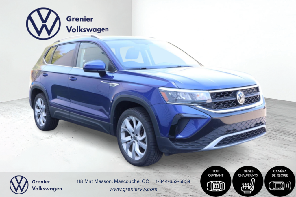 2022 Volkswagen Taos Comfortline,Toit pano, 4motion in Mascouche, Quebec - 3 - w1024h768px