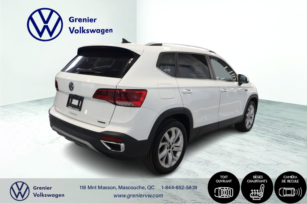 Volkswagen Taos 2022 Comfortline, Toit ouvrant, Sieges chauffants 2022 à Mascouche, Québec - 5 - w1024h768px