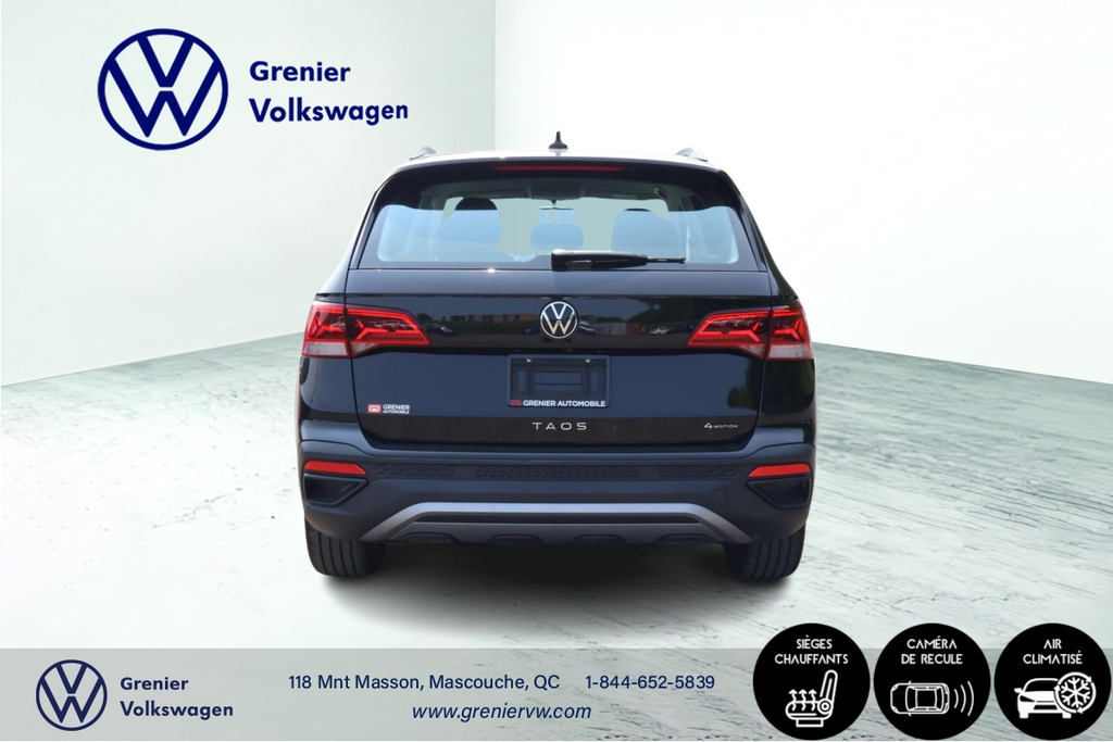 2022 Volkswagen Taos Trendline, Jamais Accidenté, Siege Chauff, Carplay in Terrebonne, Quebec - 6 - w1024h768px