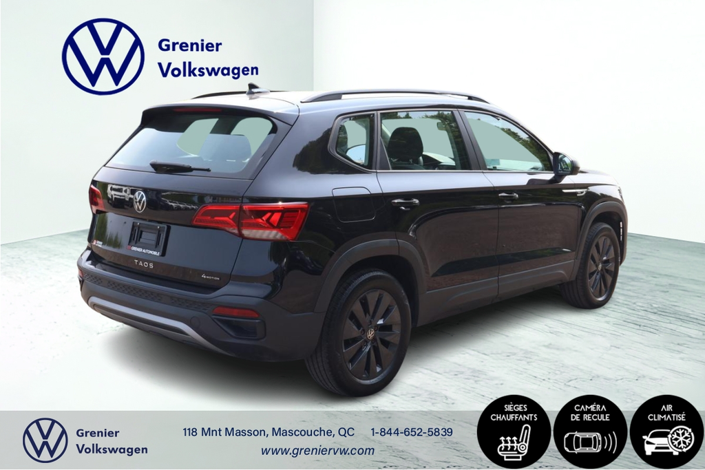2022 Volkswagen Taos Trendline, Jamais Accidenté, Siege Chauff, Carplay in Terrebonne, Quebec - 7 - w1024h768px