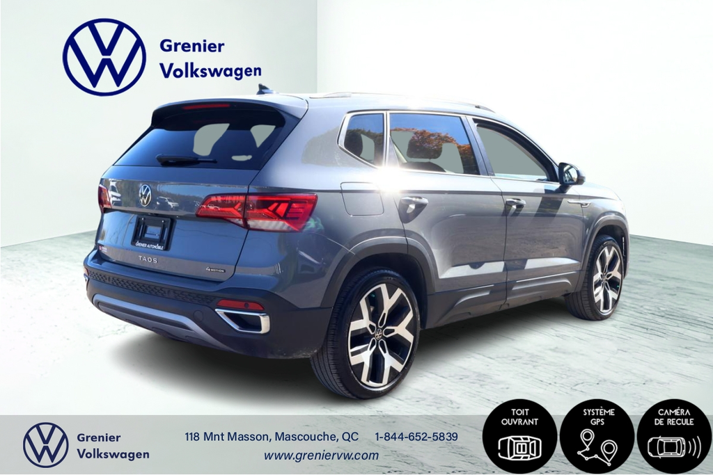 Volkswagen Taos Highline,4Motion,jamais accidente 2022 à Mascouche, Québec - 7 - w1024h768px
