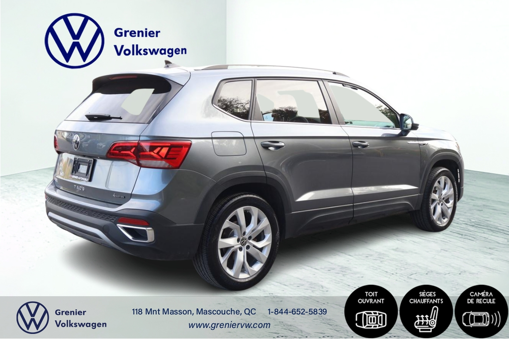 Volkswagen Taos Comfortline 4Motion,Jamais accidente 2022 à Mascouche, Québec - 7 - w1024h768px