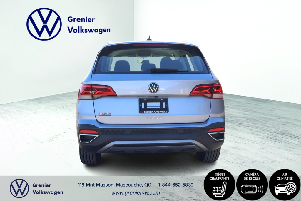 Volkswagen Taos Trendline, Bas kilo, Carplay, Caméra 2022 à Mascouche, Québec - 6 - w1024h768px