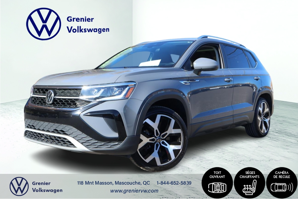 2022 Volkswagen TAOS Highline,1 Seul proprietaire,4motion in Mascouche, Quebec - 1 - w1024h768px